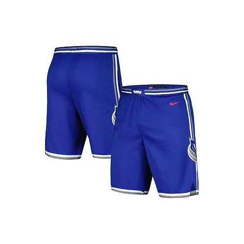 Nike Mens Blue Sacramento Kings 2023/24 City Edition Swingman Shorts
