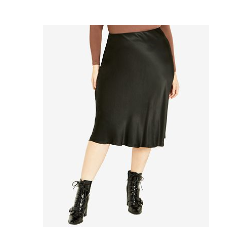 AVENUE Plus Size Sara Midi Skirt