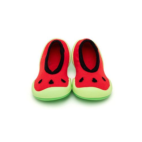Komuello Infant Boy Girl First Walk Sock Shoes Flat Watermelon