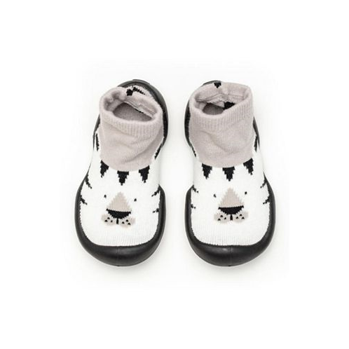 Komuello Infant Boys Breathable Washable Non-Slip Sock Shoes White Tiger