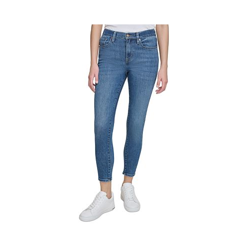 DKNY Jeans Womens Mid-Rise Skinny Ankle Jeans