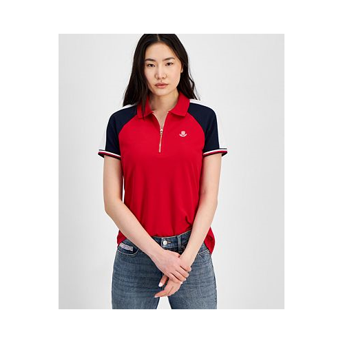 Tommy Hilfiger Womens Colorblocked Polo Shirt