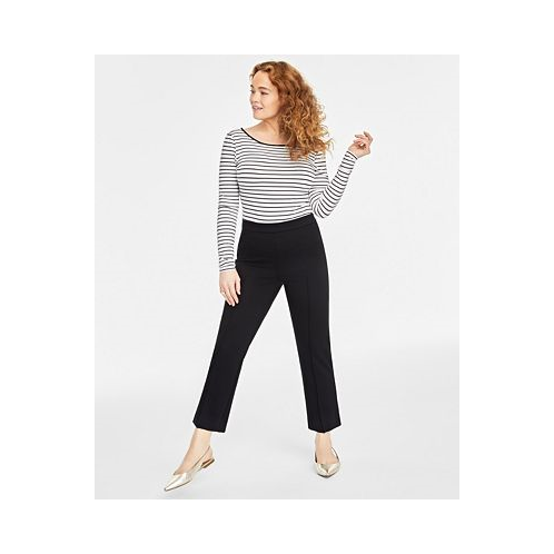 On 34th Womens Ponte-Knit Pull-On Ankle Pants