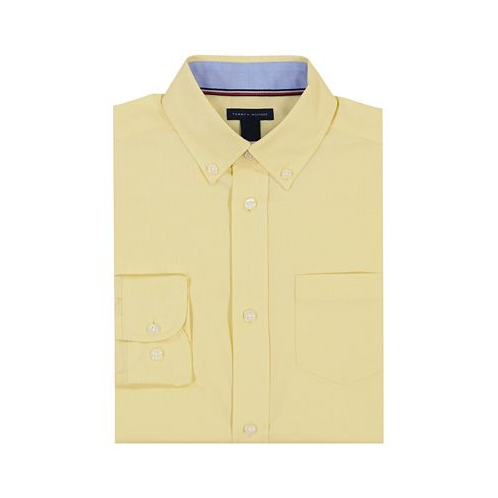 Tommy Hilfiger Big Boys Long Sleeve Fashion Pinpoint Oxford Dress Shirt