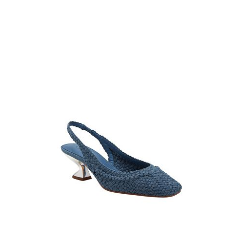 Katy Perry Womens Laterr Woven Sling-Back Heels