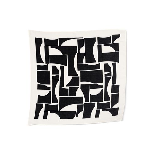 On 34th Womens Abstract Geo Square Scarf
