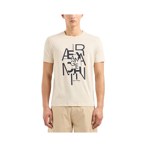 A|X Armani Exchange Mens Regular-Fit AX Logo T-Shirt
