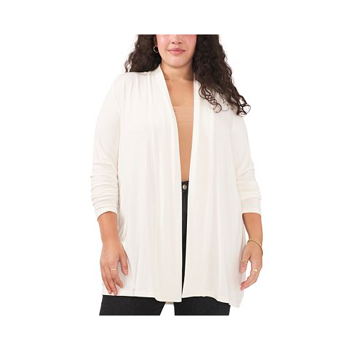 Vince Camuto Plus Size Solid Open-Front Cardigan Sweater