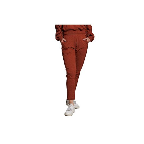 Standards & Practices Womens French Terry Reverse Side Panel Trouser Jogger