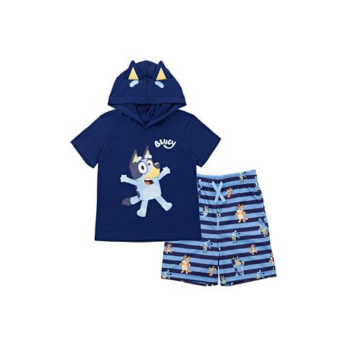 Bluey Bingo Cosplay T-Shirt and Mesh Shorts Outfit Set Toddler| Child Boys