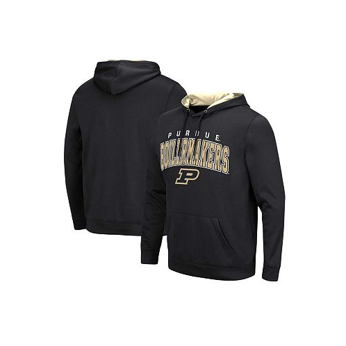 Colosseum Mens Black Purdue Boilermakers Resistance?Pullover Hoodie