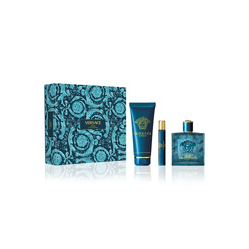 Versace Mens 3-Pc. Eros Eau de Parfum Gift Set