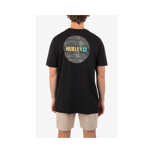Hurley Mens Everyday Circle Gradient Short Sleeve T-shirt