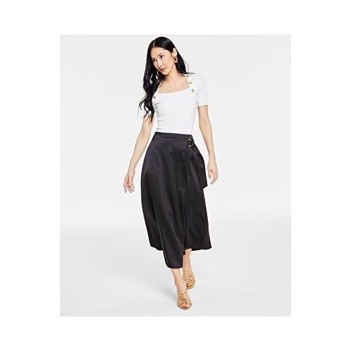 I.N.C. International Concepts Womens Double Slit Midi Skirt