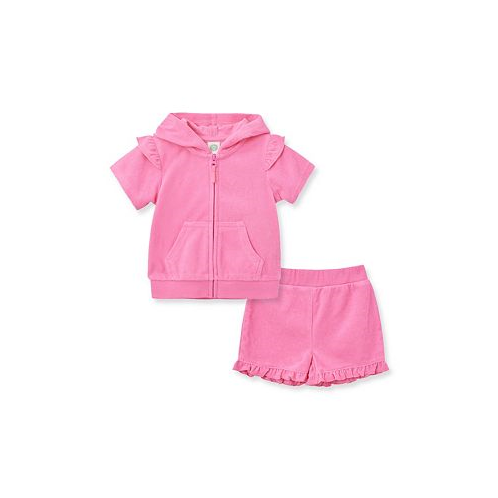 Little Me Baby Girls Coordinating Terry Swim Cover-Up Set