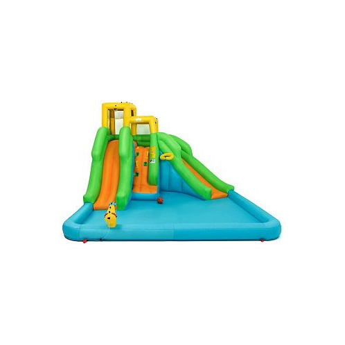 SUGIFT Inflatable Water Park Bounce House with Climbing Wall without Blower