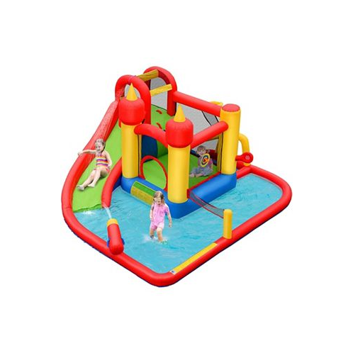 SUGIFT Inflatable Water Slide Jumper Bounce House with Ocean Ball without Blower