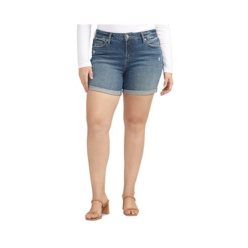 Silver Jeans Co. Plus Size Suki Denim Shorts