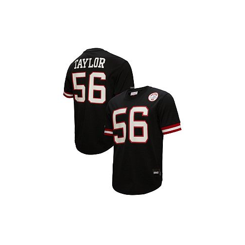 Mitchell & Ness Mens Lawrence Taylor Black New York Giants Retired Player Name & Number Mesh Top