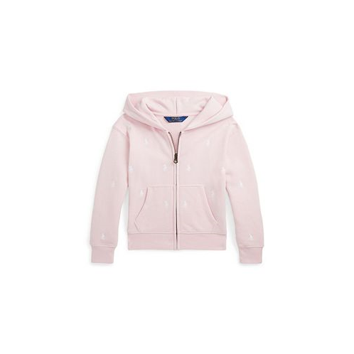 Polo Ralph Lauren Toddler and Little Girls Polo Pony Terry Full-Zip Hoodie