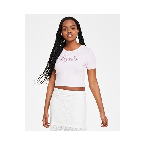 Grayson Threads, The Label Juniors Embroidered Ribbed Top