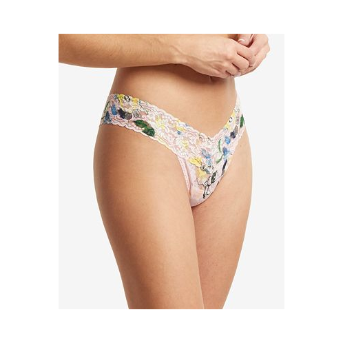 Hanky Panky Printed Signature Lace Low Rise Thong PR4911