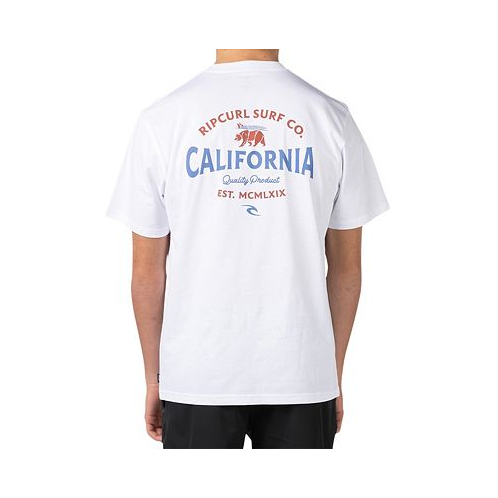 Rip Curl Mens Big Cali Bear Prem Short Sleeve T-shirt