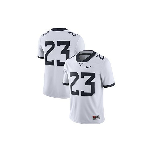 Nike Mens #23 White West Virginia Mountaineers Game Jersey