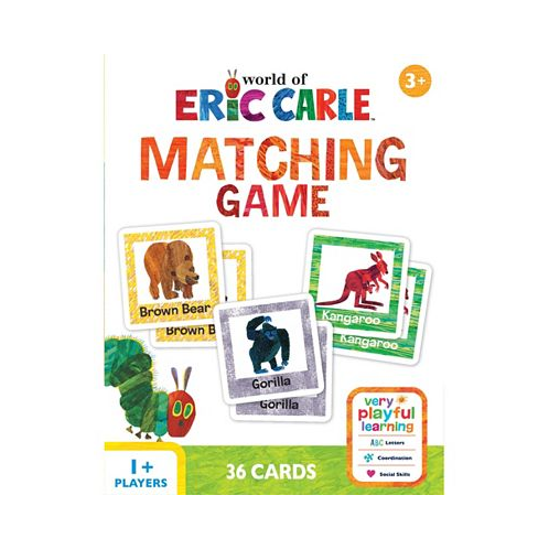 MasterPieces Puzzles MasterPieces World of Eric Carle Matching Travel Game for Kids