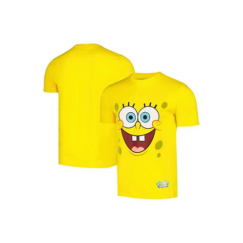 Freeze Max Mens and Womens Yellow SpongeBob SquarePants Face Off T-Shirt