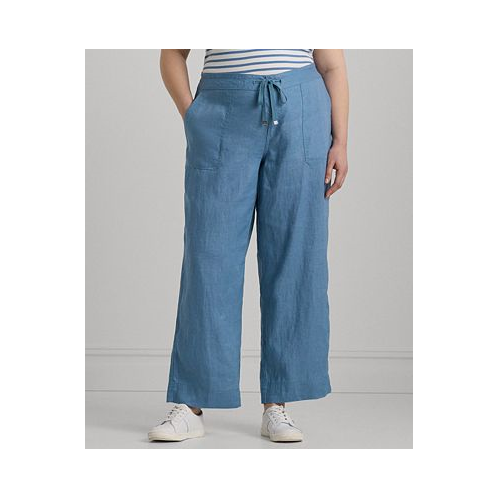 POLO Ralph Lauren Plus Size Linen Drawstring Pants
