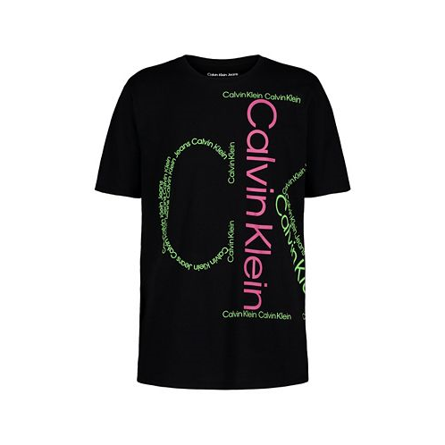 Calvin Klein Big Boys Written Up Short Sleeve T-shirt