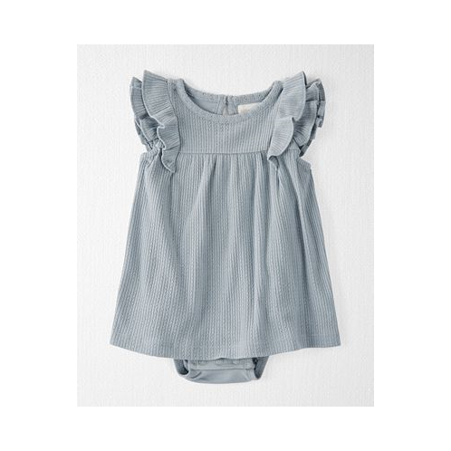 Carters Baby Girls Organic Cotton Pointelle Bodysuit Dress