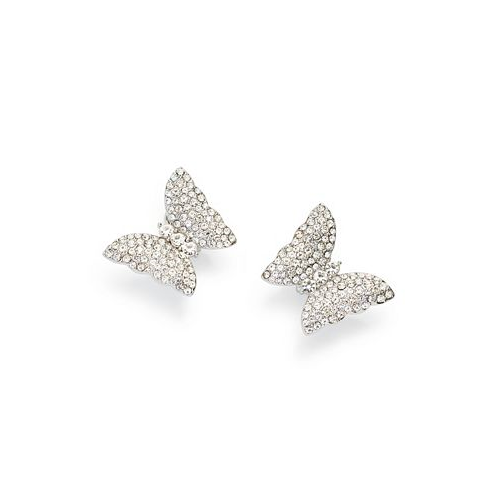 Kleinfeld Faux Stone Pave Butterfly Post Earrings