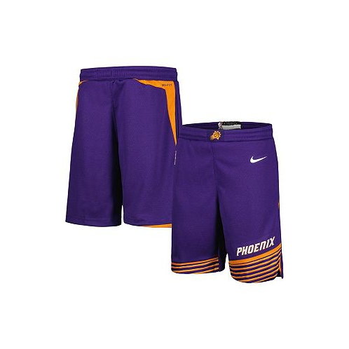 Nike Big Boys Purple Phoenix Suns Icon Edition Mesh Performance Swingman Shorts