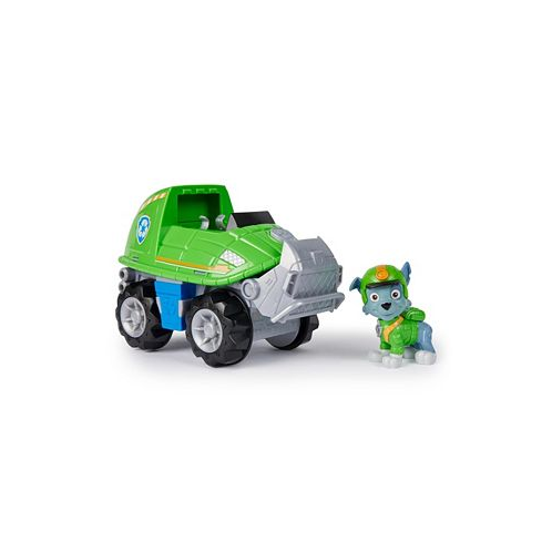 Paw Patrol Jungle Pups Rocky Snapping Turtle Vehicle Toy Truck with Collectible Action Figure