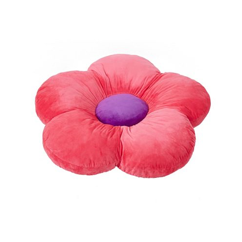 ECR4Kids SoftZone Flower Floor Pillow Bright Pink