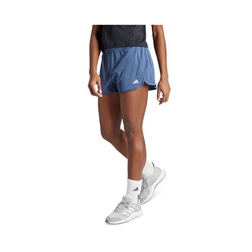 Adidas Womens High-Waisted Knit Pacer Shorts