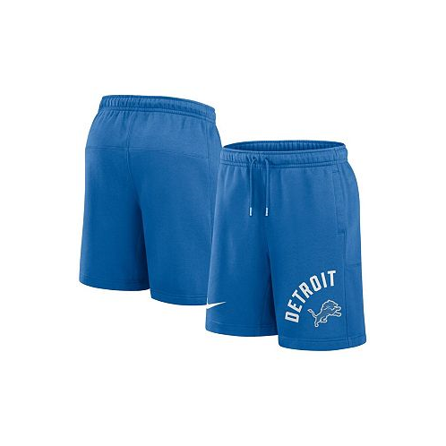 Nike Mens Blue Detroit Lions Arched Kicker Shorts
