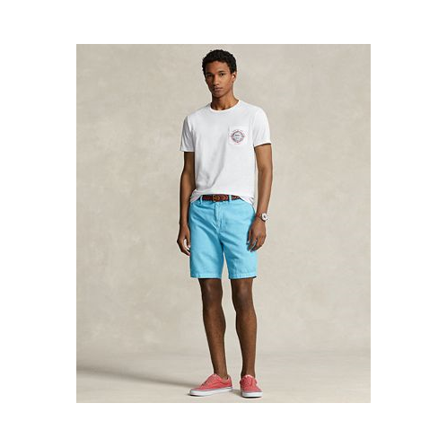 Polo Ralph Lauren Mens 8.5 Straight-Fit Linen Cotton Chino Shorts