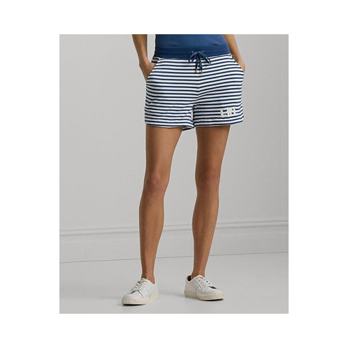 POLO Ralph Lauren Womens Striped French Terry Shorts
