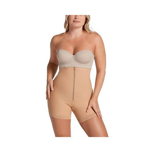 Leonisa Womens Firm Tummy Control Shaper Strapless Shorts with Butt Lifter