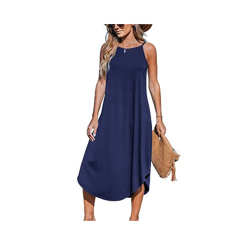 CUPSHE Womens Cami Midi Cover Up Dress
