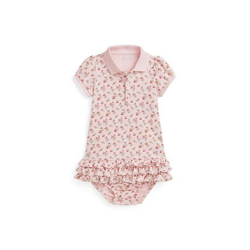 Polo Ralph Lauren Baby Girls Floral Soft Cotton Polo Dress