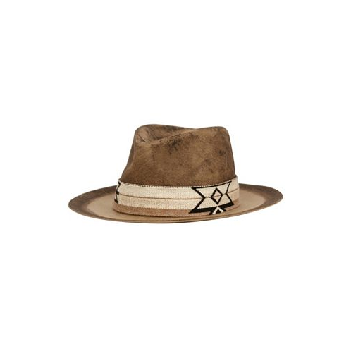 Angela & William Vintage-Like Felt Fedora Ranch Hat