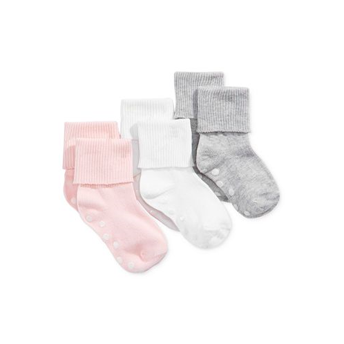 First Impressions Baby Girls Cuffed Socks Pack of 3
