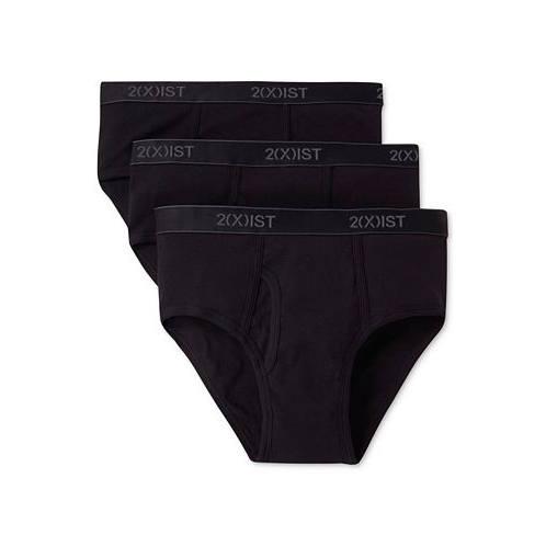 2(x)ist Fly Front Mens Cotton Briefs 3-Pack