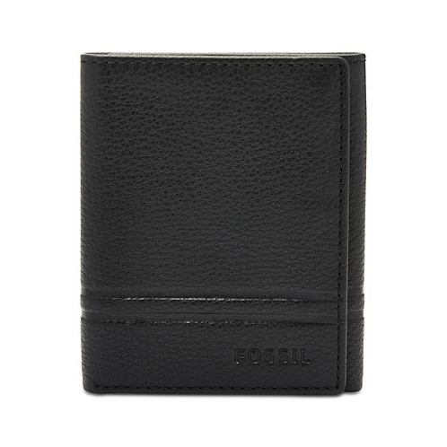 Fossil Mens Wilder Leather Tri-Fold Wallet