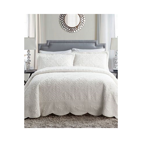 VCNY Home Westland 3-Pc. Full Plush Bedspread Set
