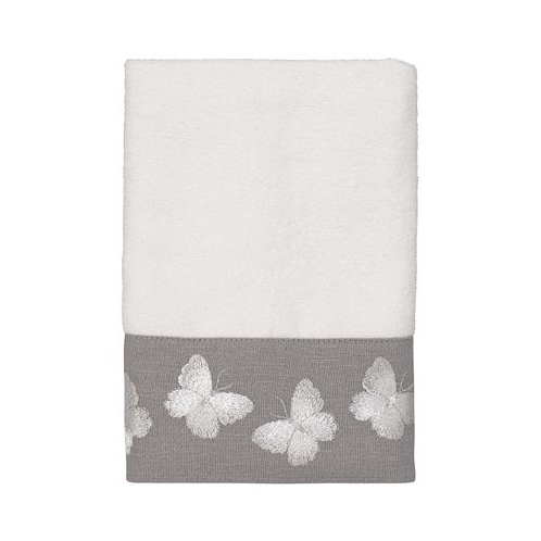 Avanti Yara Butterfly Bordered Cotton Bath Towel 27 x 50